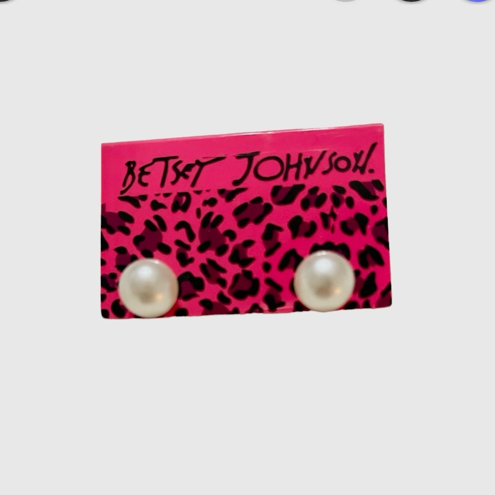 Betsey Johnson Pearl Earrings